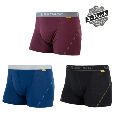 Pánske trenky Sensor Merino Air 3-PACK