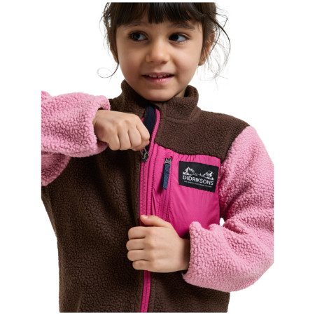 Detská mikina Didriksons Anten Kids Fullzip 2 Oyster Pink