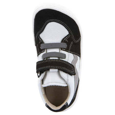 Detské tenisky Frodo Barefoot river White/Black