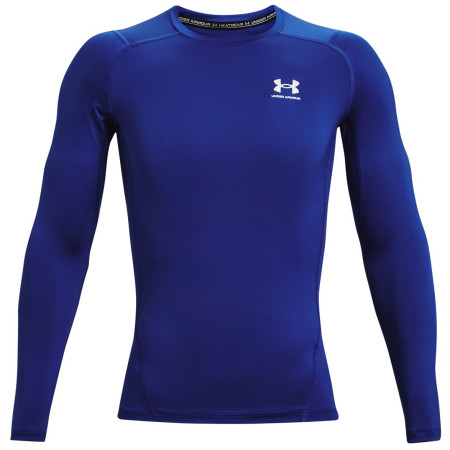 Pánske funkčné tričko Under Armour HG Armour Comp LS modrá Royal//White