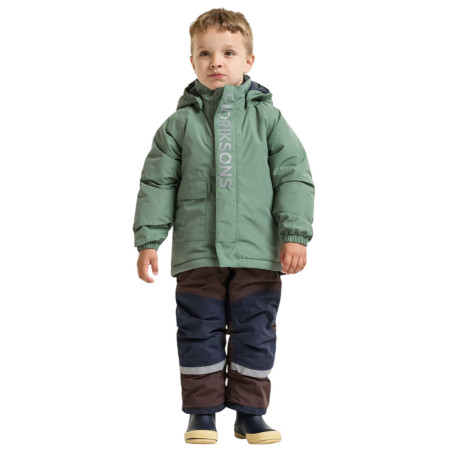 Detská zimná bunda Didriksons Talvi Kids Jkt 2 Dark Moss