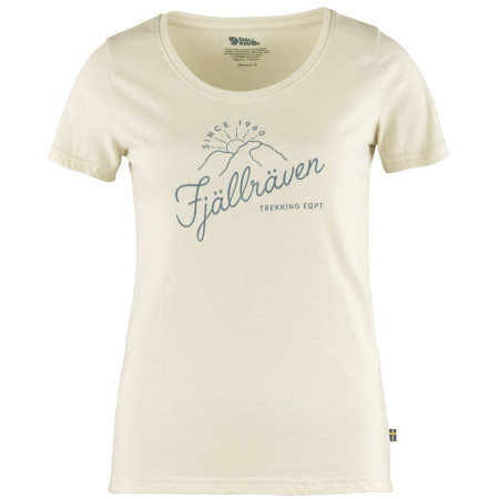 Dámske tričko Fjällräven Sunrise T-shirt W biela Chalk White