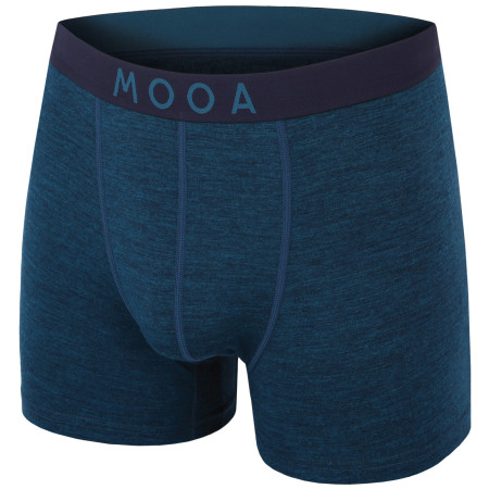 Pánske boxerky MOOA MerinoSilk 4in modrá legion blue melange