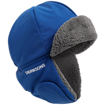 Detská čiapka Didriksons Biggles Cap 7 modrá Ultramarine