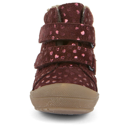 Detské zimné topánky Froddo Ollie Wool Tex Bordeaux