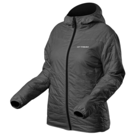 Dámska bunda Trimm DOUBLE LADY čierna dark grey/ black