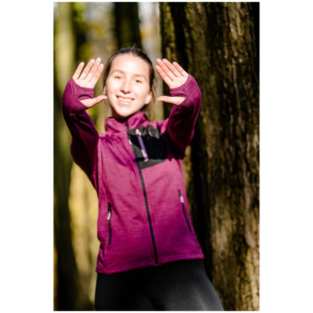 Dámska mikina MOOA Nyore Grid 220