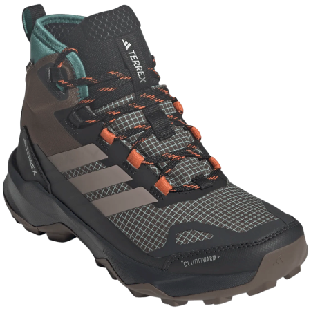 Dámske turistické topánky Adidas Skychaser Ax5 Mid Gtx Clima W zelená/hnedá EARSTR/TRABRN/PURTEA