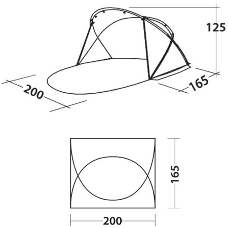Plážový stan Easy Camp Shell