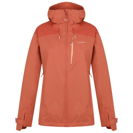 Dámska nepremokavá bunda Husky Nicker L oranžová faded orange