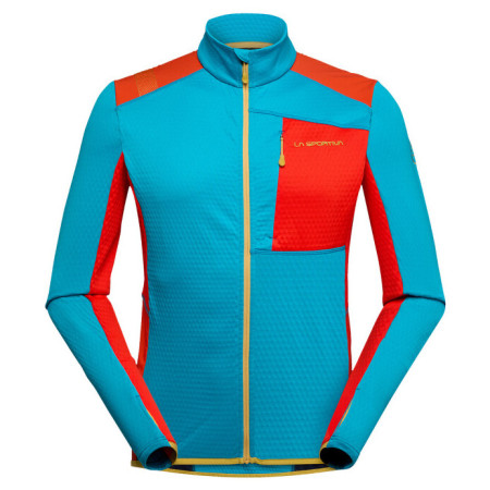 Pánska bunda La Sportiva True North Jkt M 2024 modrá/červená Tropic Blue/Cherry Tomato