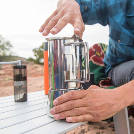 Prekvapkávač kávy GSI Outdoors Moka Espresso Pot