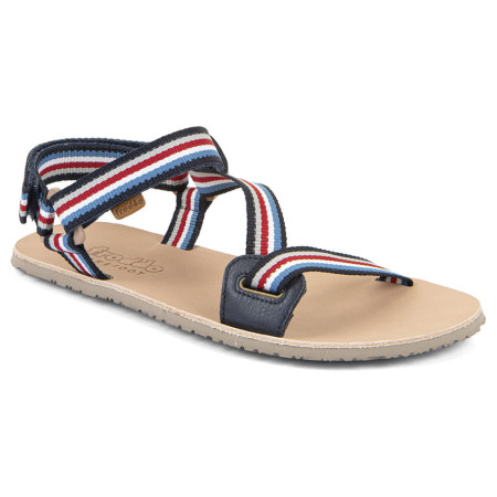 Detské sandále Frodo Barefoot flexy straps Blue/Red modrá