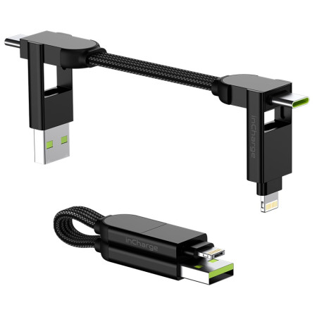 Nabíjací a dátový kábel Rolling Square inCharge X 6v1