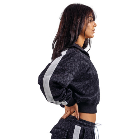 Dámska mikina Nebbia Half-Zip Leopard Sweatshirt Primal