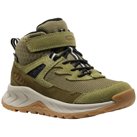 Detské topánky Keen Hightrail Mid Wp Children Dark Olive zelená dark olive/martini olive