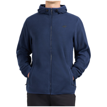 Pánska mikina 4F Fleece M488 tmavomodrá Navy