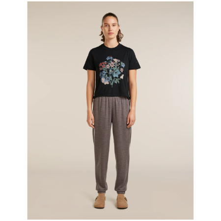 Dámske tričko Icebreaker Merino 150 Tech Lite SS Crop Tee NZ Flora