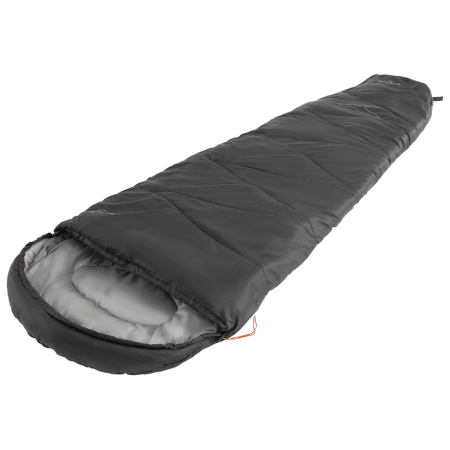 Spacák Easy Camp Starling Mummy 8°C čierna/sivá Black