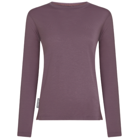 Dámske funkčné tričko Icebreaker W Mer 150 Ace LS Tee fialová/sivá Grey Plum