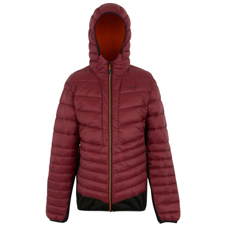 Pánska bunda Regatta Hooded Leedre Hybrid červená DkMaroon/Blk