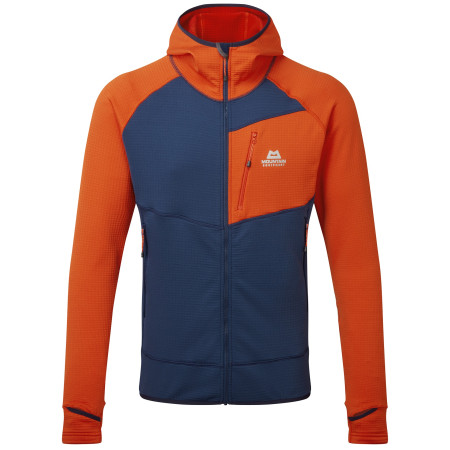 Pánska mikina Mountain Equipment Eclipse Hooded Jacket modrá/červená Medieval/Cardinal