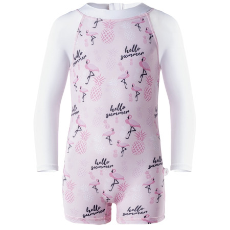 Detské plavky Aquawave Uvio Baby ružová/biela