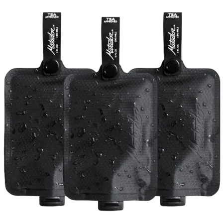 Cestovná vychytávka Matador FlatPak Toiletry Bottle (3 pk) čierna Black