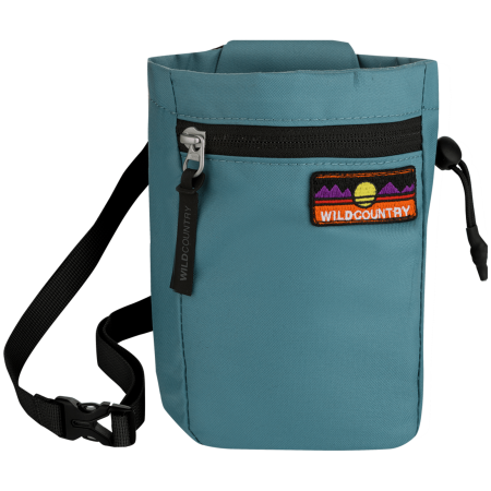 Vrecko na magnézium Wild Country Flow Chalk Bag modrá deepwater
