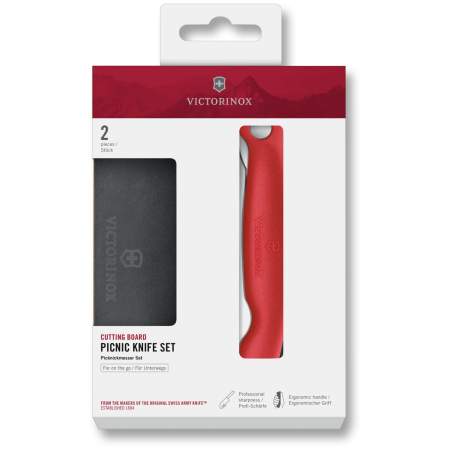 Pikniková sada Victorinox Picnic knife set červená red