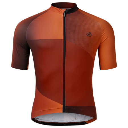 Pánsky cyklistický dres Dare 2b Lightning Short Sleeve Printed Jersey hnedá ArabSpGradPr