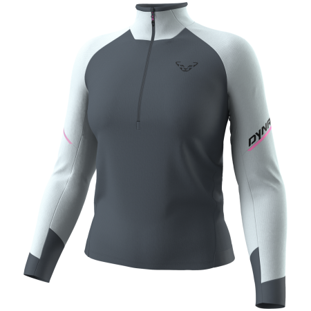 Dámske funkčné tričko Dynafit Alpine L/S 1/2 Zip Tee W modrá 3181 - cloud blue/0720