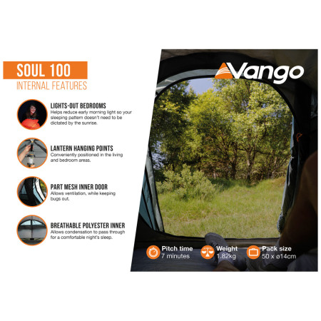 Turistický stan Vango Soul 100