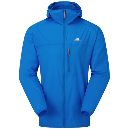 Pánska vetrovka Mountain Equipment Aerofoil Hooded Jacket modrá Atlantic Blue