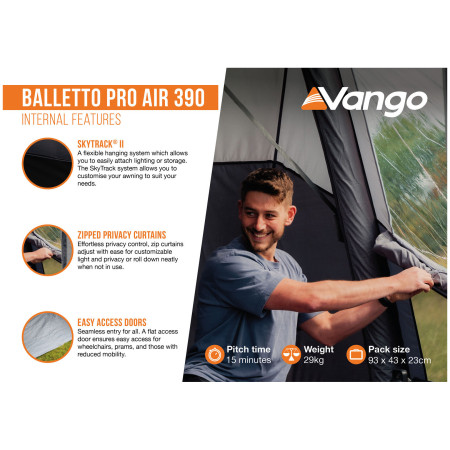 Predstan Vango Balletto Pro Air 390