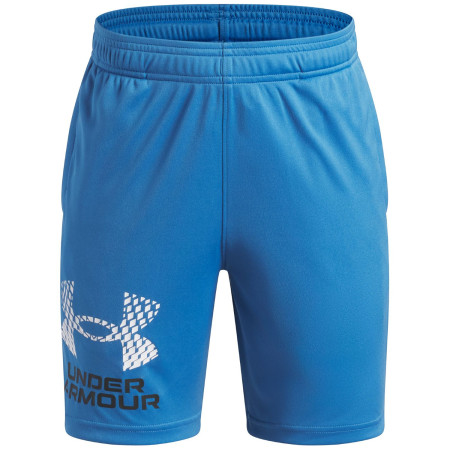 Detské kraťasy Under Armour UA Tech Logo Shorts Aegean Blue modrá Aegean Blue / / White