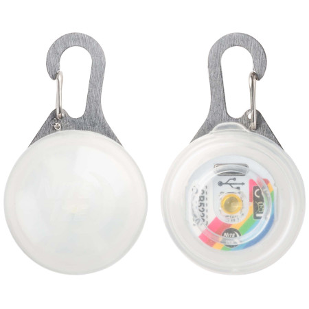 Svetlo pre psa Nite Ize Spotlit Rechargeable Collar Light - Disc-O Tech biela Disc-O Tech