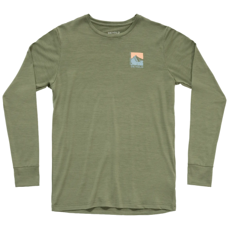 Pánske funkčné tričko Devold Classic Summit Ls Man khaki Lichen