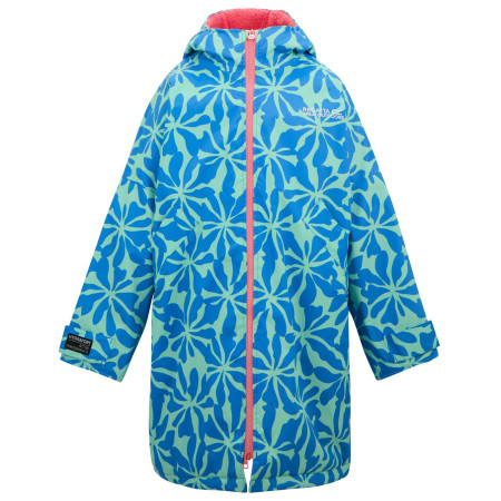 Nepremokavý kabát Regatta Junior Waterproof Changing Robe SBluFlPiLem svetlomodrá SBluFlPiLem