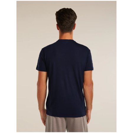 Pánske funkčné tričko Icebreaker Merino Blend Core SS Tee Canoe Companions
