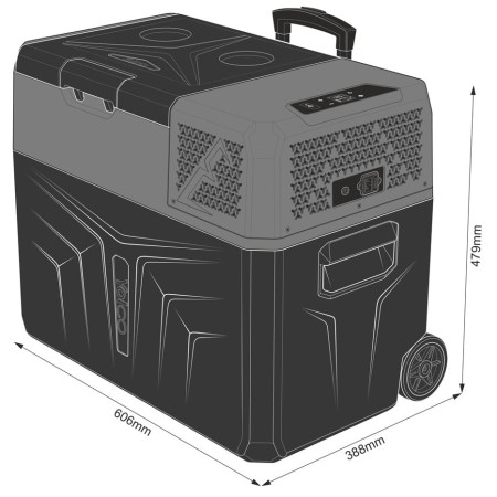 Kompresorová chladnička Yolco BCX40