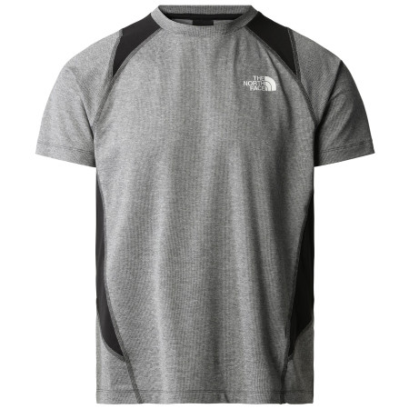 Pánske tričko The North Face AO Glacier Tee šedá ASPHLTGRYWHTHEATHR/TNFBLK