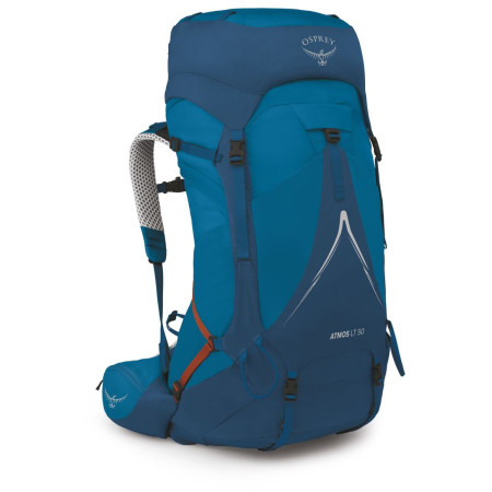 Turistický batoh Osprey Atmos Ag Lt 50 modrá night shift/scoria blue