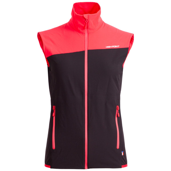 Dámska vesta High Point Versa Lady Vest červená/čierna Black/Teaberry