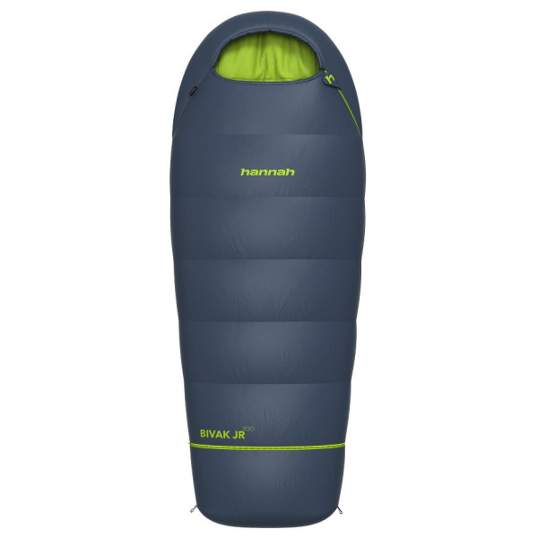 Detský spacák Hannah Bivak Jr 200 modrá/zelená midnight navy/lime green II