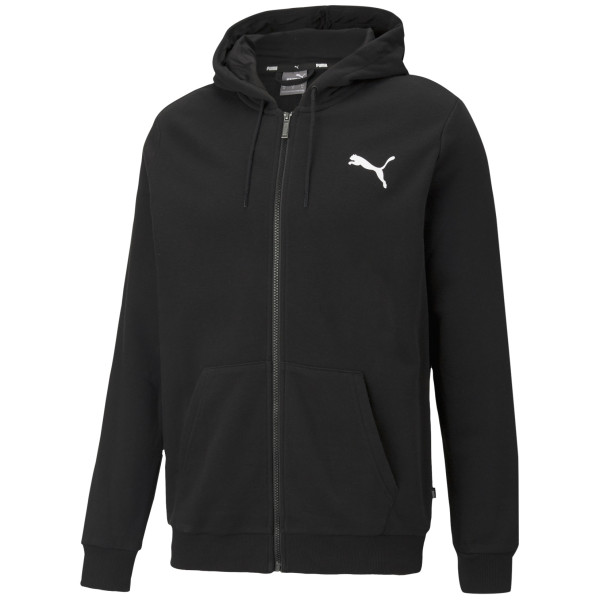 Pánska mikina Puma ESS Small Logo FZ Hoodie TR čierna black