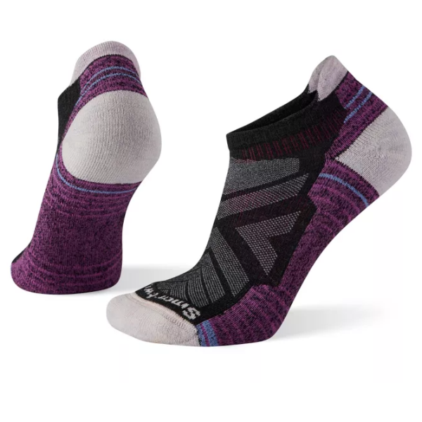 Dámske ponožky Smartwool Hike Light Cushion Low Ankle Socks čierna/fialová charcoal