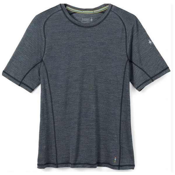 Pánske tričko Smartwool M Active Ultralite Short Sleeve sivá charcoal heather