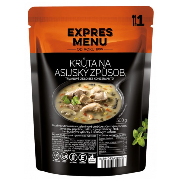 Hotové jedlo Expres menu Morka na ázijský spôsob