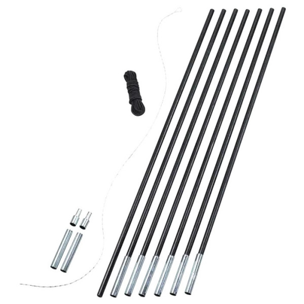 Segmenty Easy Camp Pole DIY Set 8,5 mm čierna Black